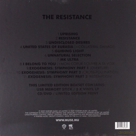 Muse: The Resistance Limited Edition [2xWinyl]+[DVD]+[CD]+[USB]