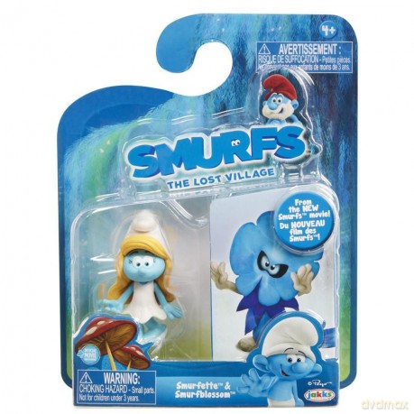 Smerfy 2-pak figurek Smerfetka + Rozkwitka [FIGURKA]