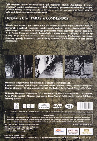 Gladiatorzy II Wojny Światowej: Spadochroniarze i komandosi [DVD] (BBC)