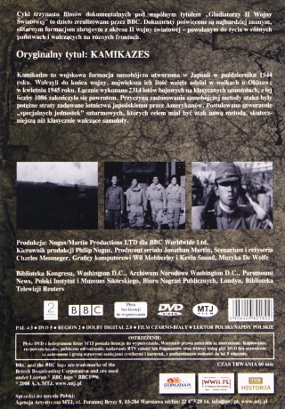 Gladiatorzy II Wojny Światowej: Kamikadze [DVD] (BBC)