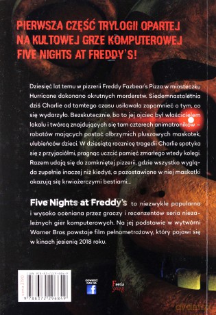 Srebrne oczy. Five Nights at Freddy's - Scott Cawthon, Kira Breed- Wrisley [KSIĄŻKA]
