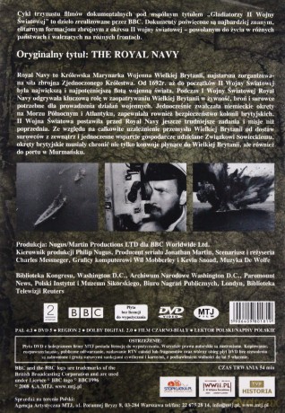 Gladiatorzy II Wojny Światowej: Królewska marynarka wojenna Wielkiej Brytanii [DVD] (BBC)
