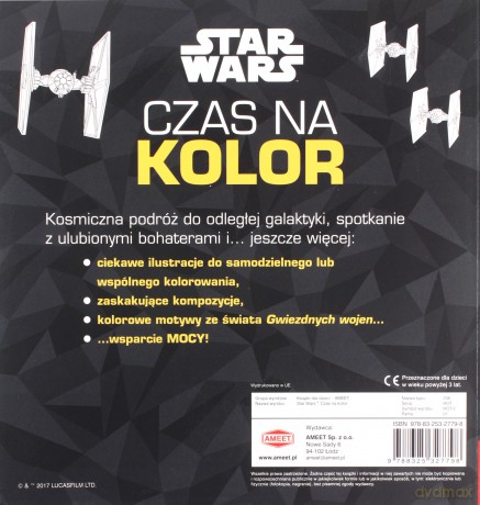 Star Wars. Czas na kolor (Gwiezdne Wojny) [KSIĄŻKA]
