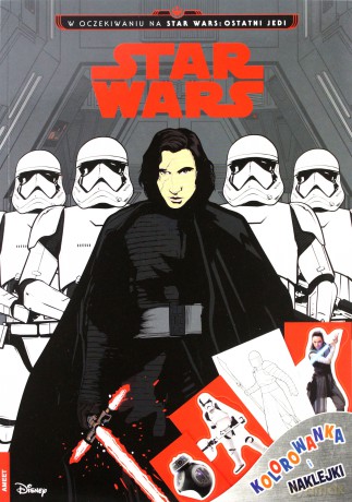 Star Wars. Kolorowanka i naklejki (Gwiezdne Wojny) [KSIĄŻKA]