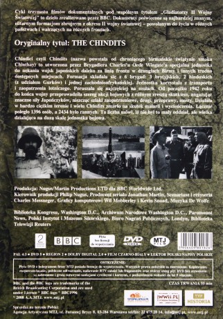 Gladiatorzy II Wojny Światowej: Chindici - Duchy Dżungli [DVD] (BBC)