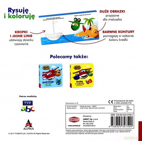 Super Wings. Moja pierwsza rysowanka [KSIĄŻKA]