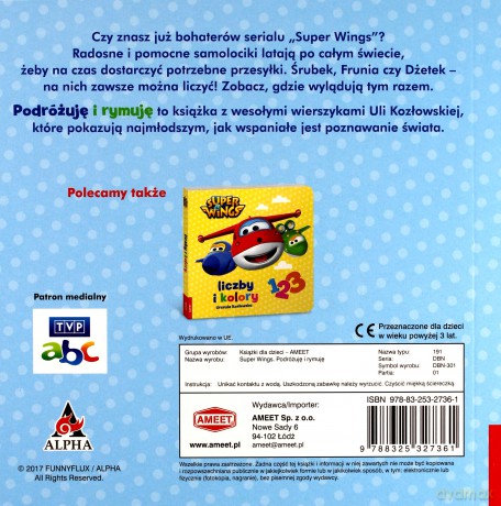 Super Wings. Podrożuje i rymuję - Urszula Kozłowska [KSIĄŻKA]