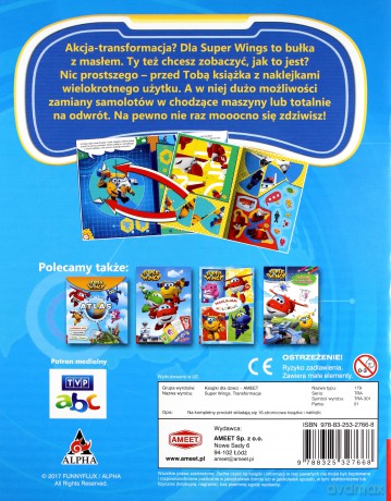 Super Wings. Transformacje [KSIĄŻKA]