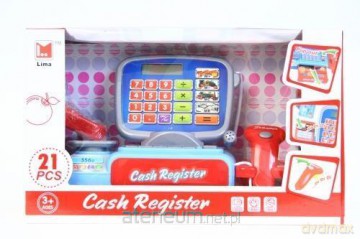 Supermarket kasa z akcesoriami 21 el.