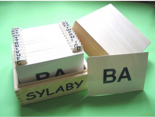 Sylaby - karty logopedyczne