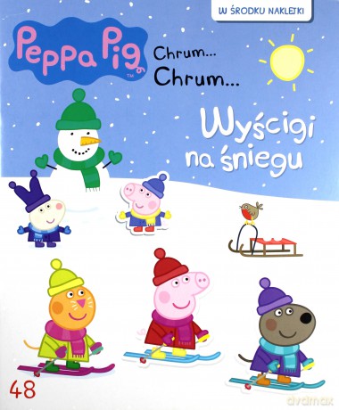 Świnka Peppa Chrum Chrum 48 Wyścigi na śniegu [KSIĄŻKA]