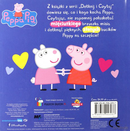 Świnka Peppa. Dotknij i Czytaj. Peppa kocha [KSIĄŻKA]