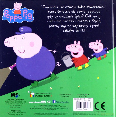 Świnka Peppa. Odkryj i Czytaj. Nocne stworzenia [KSIĄŻKA]