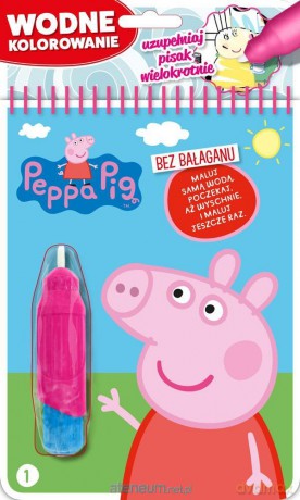 Świnka Peppa. Wodne kolorowanie (Tom 1) [KSIĄŻKA]