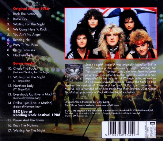 Saxon: Rock The Nation (remastered) [CD]