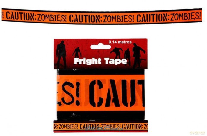 Taśma Uwaga Zombie 9,14 m