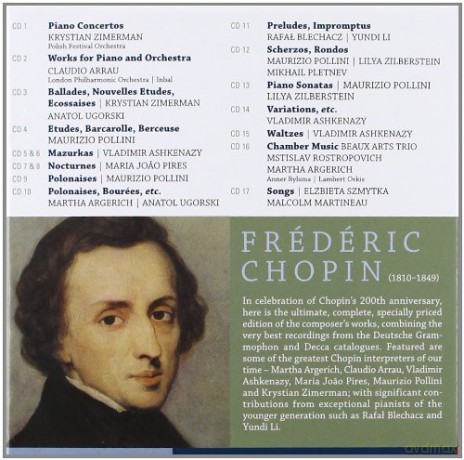 Chopin Complete edition [BOX] [17CD]