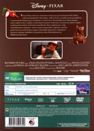 Ratatuj (Disney Pixar) [DVD]