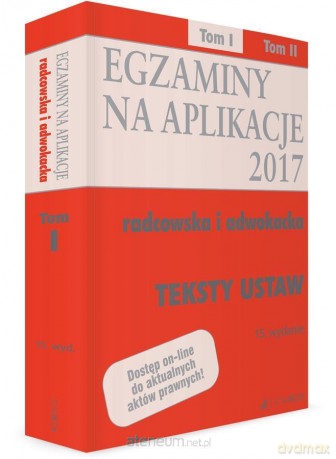 Teksty ustaw. Egzaminy (Tom 1) - Andrzej Zieliński [KSIĄŻKA]