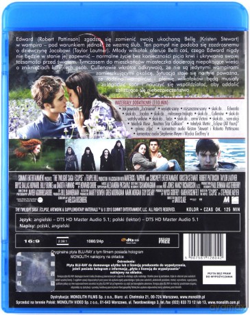 Zmierzch 3: Zaćmienie [Blu-Ray]