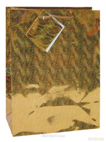 Torba prezentowa creative hologram mała gold
