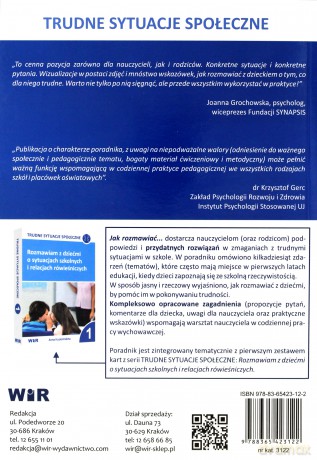 TRUDNE SYTUACJE SPOŁECZNE- Jak rozmawiać z dziećmi - Anna Kuziel-Kalina [KSIĄŻKA]