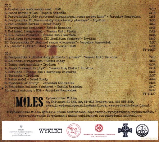 U boku Bartka.Hołd muzyczny dla Zgrupowania NSZ - Tomasz Greniuch [KSIĄŻKA+CD]