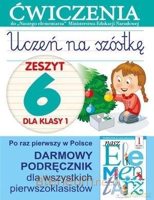 Uczeń na szóstkę Kl. 1 z.6 Ćwiczenia - Anna Wiśniewska [KSIĄŻKA]