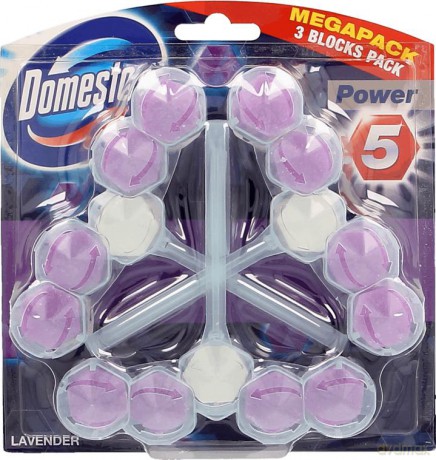 Domestos Kostka Power5 Trio Lavend