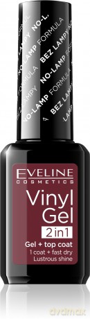 Eveline Lakier do paznokci Vinyl Gel 2w1 206