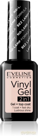 Eveline Vinyl Gel 2in1 Lakier do paznokci winylowy nr 202 12ml