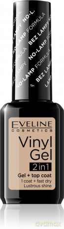 Eveline Vinyl Gel 2in1 Lakier do paznokci winylowy nr 203 12ml