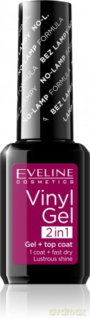 Eveline Vinyl Gel 2in1 Lakier do paznokci winylowy nr 207 12ml