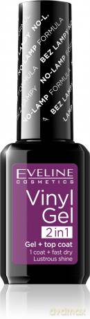 Eveline Vinyl Gel 2in1 Lakier do paznokci winylowy nr 208 12ml