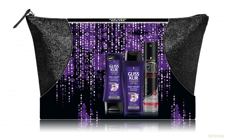 Gliss Kur Fiber Therapy Zestaw Szampon do włosów + Odżywka do włosów