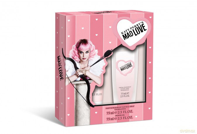 Katy Perry Zestaw prezentowy Mad Love Naturalny dezodorant perfumowany 75 ml + żel pod prysznic 75 ml