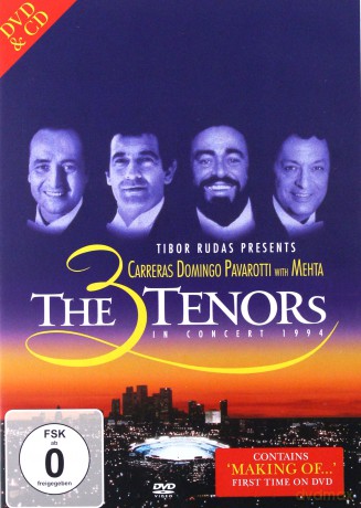 The 3 Tenors With Mehta In Concert 1994: Carreras/Domingo/Pavarotti: [DVD]+[CD]