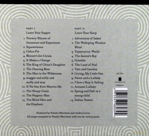 Natalie Merchant: Leave Your Sleep [2CD]