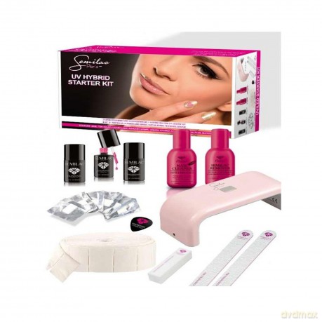 Semilac Zestaw Startowy do Manicure hybrydowego (lampa LED 6W)