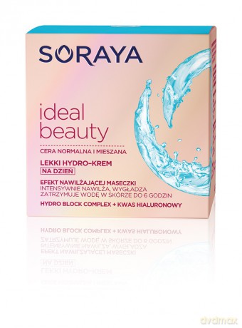 Soraya Ideal Beauty Lekki Hydro-krem nawilżający na dzień do cery normalnej i mieszanej 50 ml