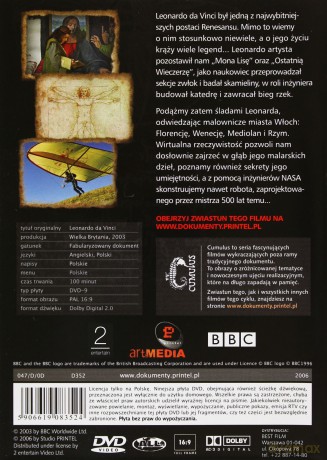 Tajemnice Leonarda da Vinci (BBC) [DVD]