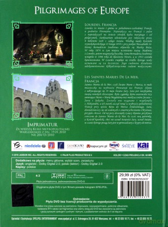 Pielgrzymki po Europie 2: Lourdes i Les Saintes Maries De La Mer (booklet) [DVD]