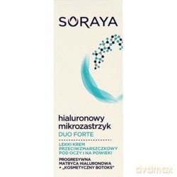 Soraya Hialuronowy Mikrozastrzyk Krem pod oczy lekki