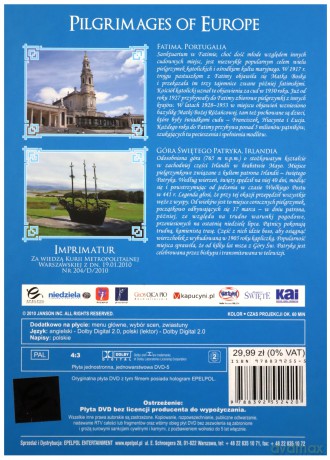 Pielgrzymki po Europie 1: Fatima i Góra Świętego Patryka (booklet) [DVD]