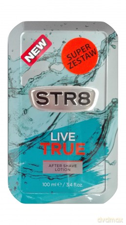 STR8 Live True duo Płyn po goleniu 100 ml + Dezodorant w sprayu 150 ml