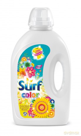 Surf Color Płyn do prania Fruity Fiesta & Summer Flowers 1.4 L