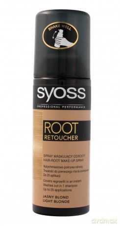 Syoss Root Retoucher Spray maskujący odrosty - Jasny Blond 120 ml