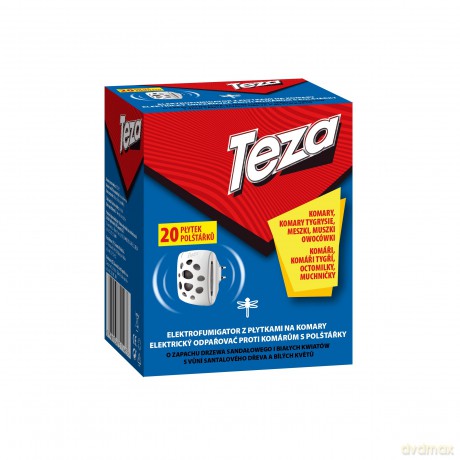 Teza Elektrofumigator z płytkami na komary z 20 płytkami 1 szt