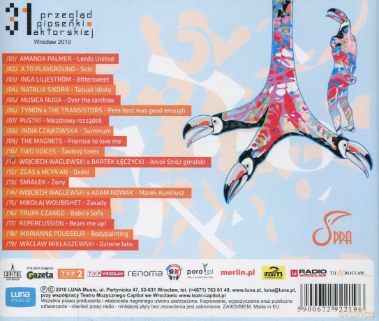 Kronika 31. Przeglądu Piosenki Aktorskiej '10 [CD]