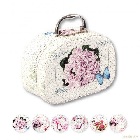 Top Choice Kuferek damski Floral rozmiar L owal 1 szt